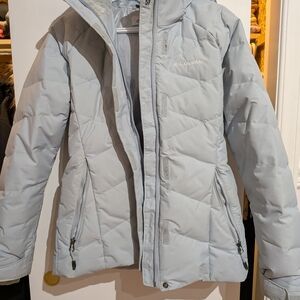 Columbia Light Gray Quilted Jacket